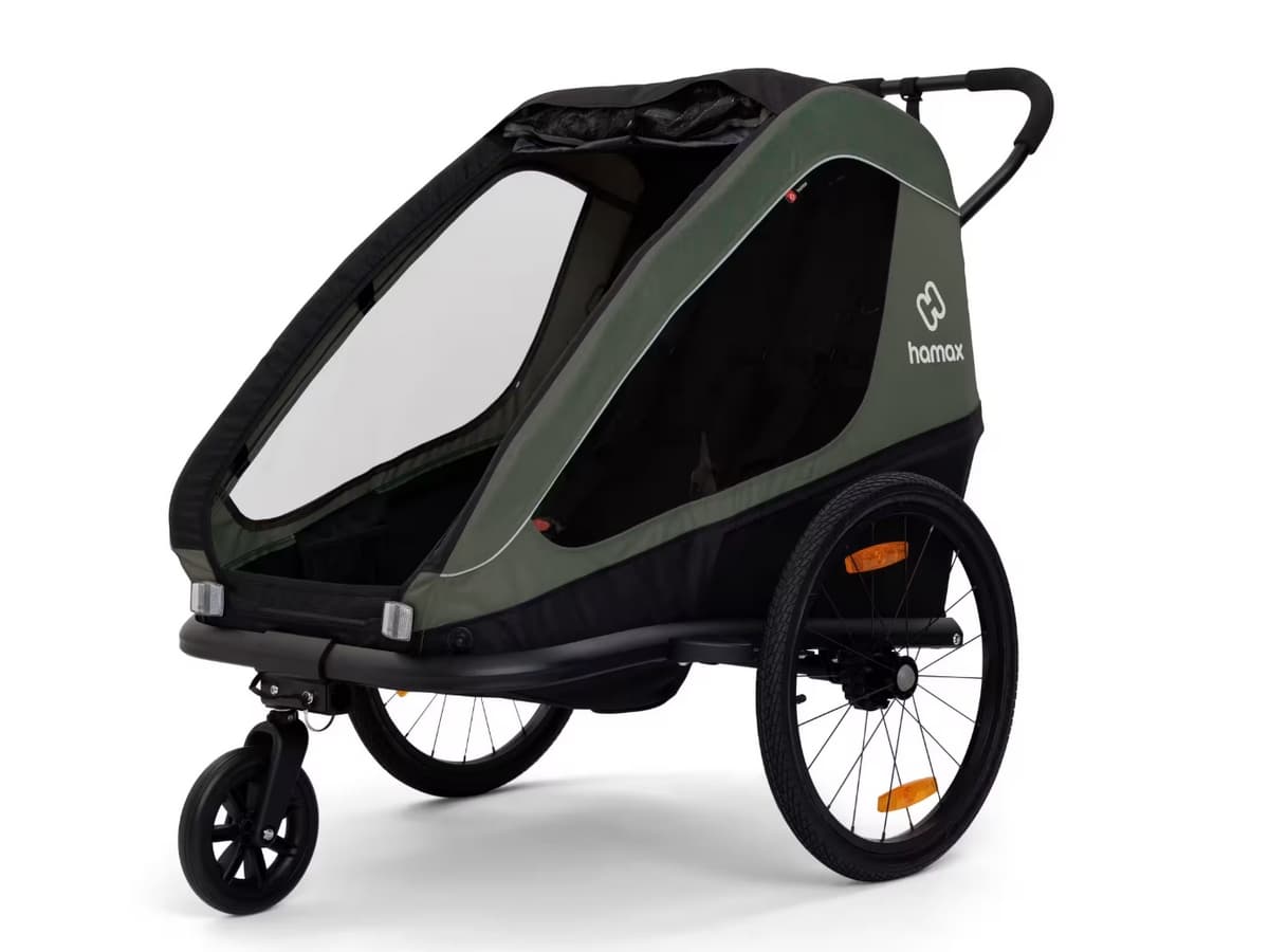 Vélo confort + remorque enfant Hamax - vue 2